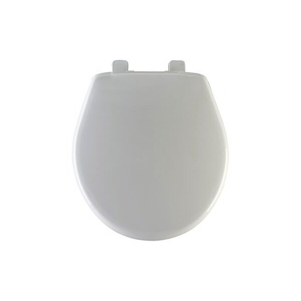 Bemis Mfg.. WHT RND Toilet Seat 80SLOW 000 Zoro